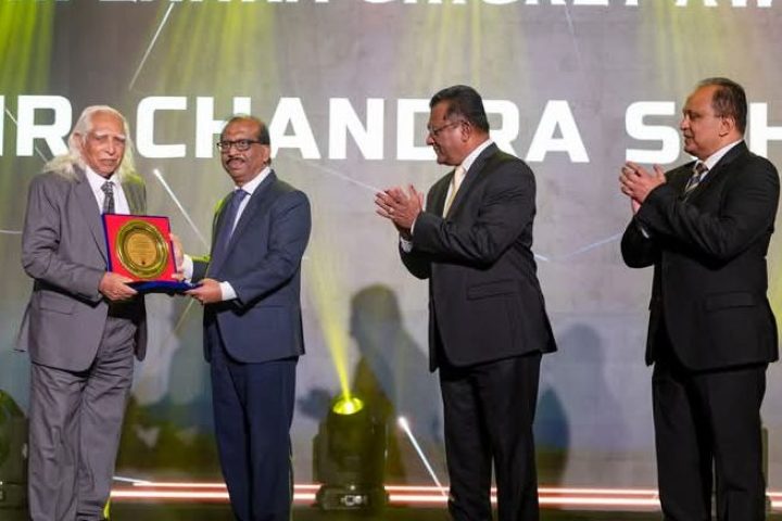 Lifetime Achievement Award at the Sri Lanka Cricket Awards 2024 to CTA Schaffter